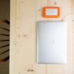 white ipad on white table