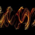 a blurry photo of a light painting