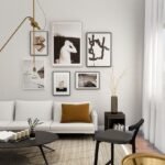 white and black wooden table with chairs