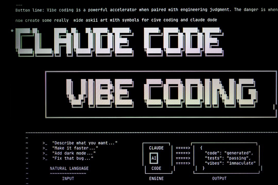 Digital art with text